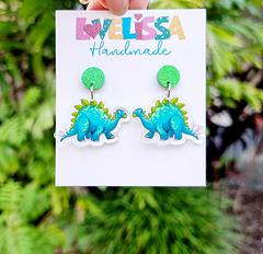Cute Stegosaurus Earrings