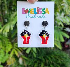 Aboriginal Fist Earrings